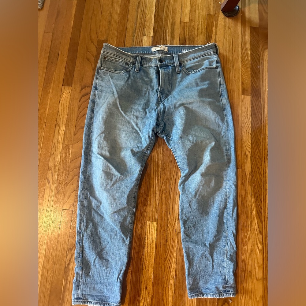 Madewell Women's Boyfriend Jeans - Light Blue